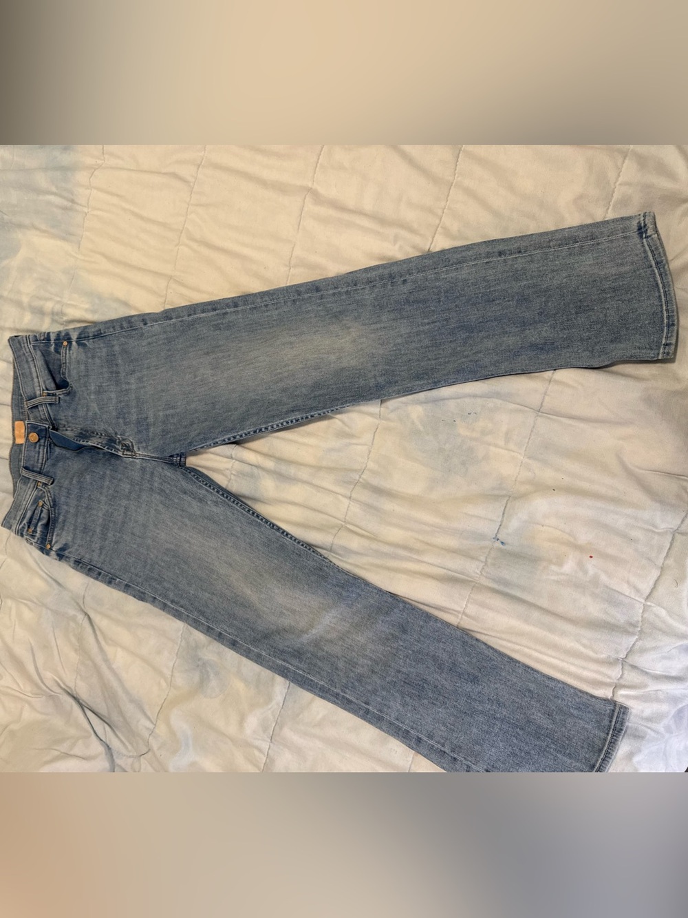 MOTHER Light Blue Straight Leg Jeans